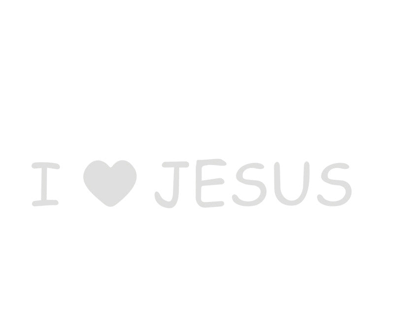 JESUS Car Sticker – Reflective Vinyl Decal with Mirror Finish, Faith-Inspired Waterproof Car Decor