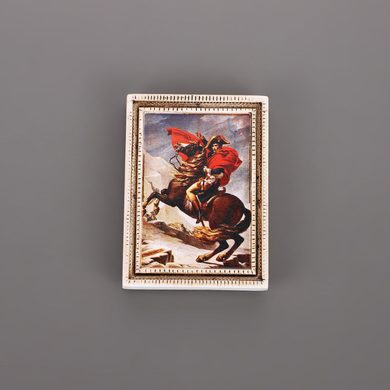 3D Fridge Magnet | Famous Art 3D Magnetic Sticker | Creative Character Retro Magnetic Decor | Personalized Home Accessories