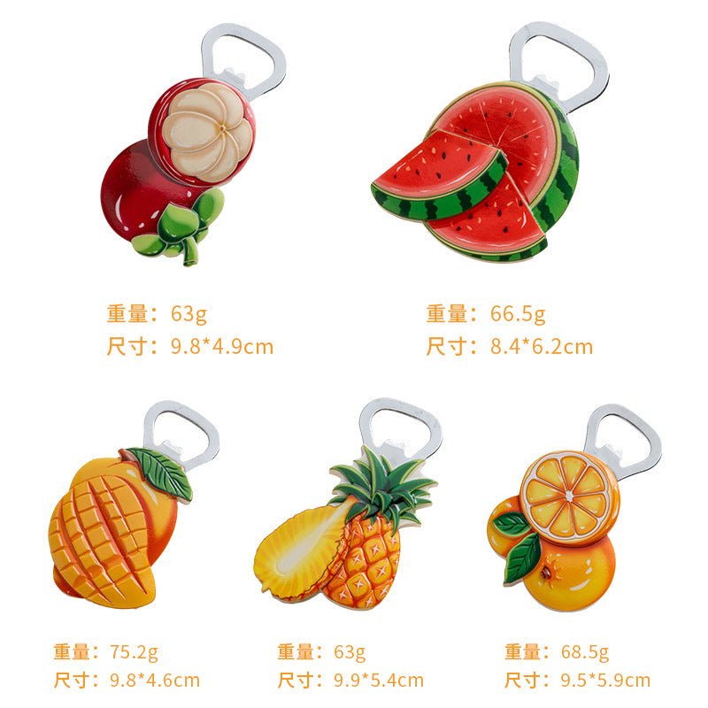 Creative Magnetic Bottle Opener | Cute Mango Design | Fridge Magnet Home Decor | Perfect Gift