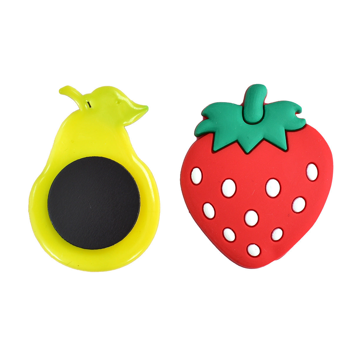 Cute Fruit Cartoon Fridge Magnets – PVC Soft Rubber Educational Magnetic Stickers for Kids