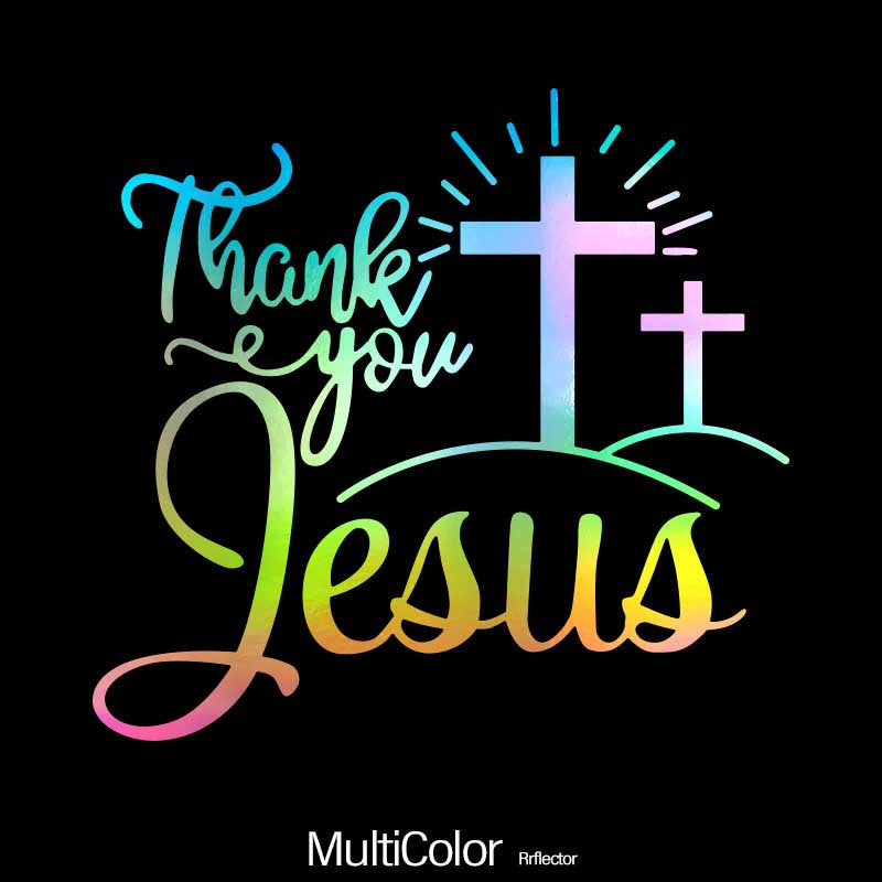 God Car Sticker – Waterproof Reflective Jesus Decal | Faith-Inspired Car Accessory for Unique Style