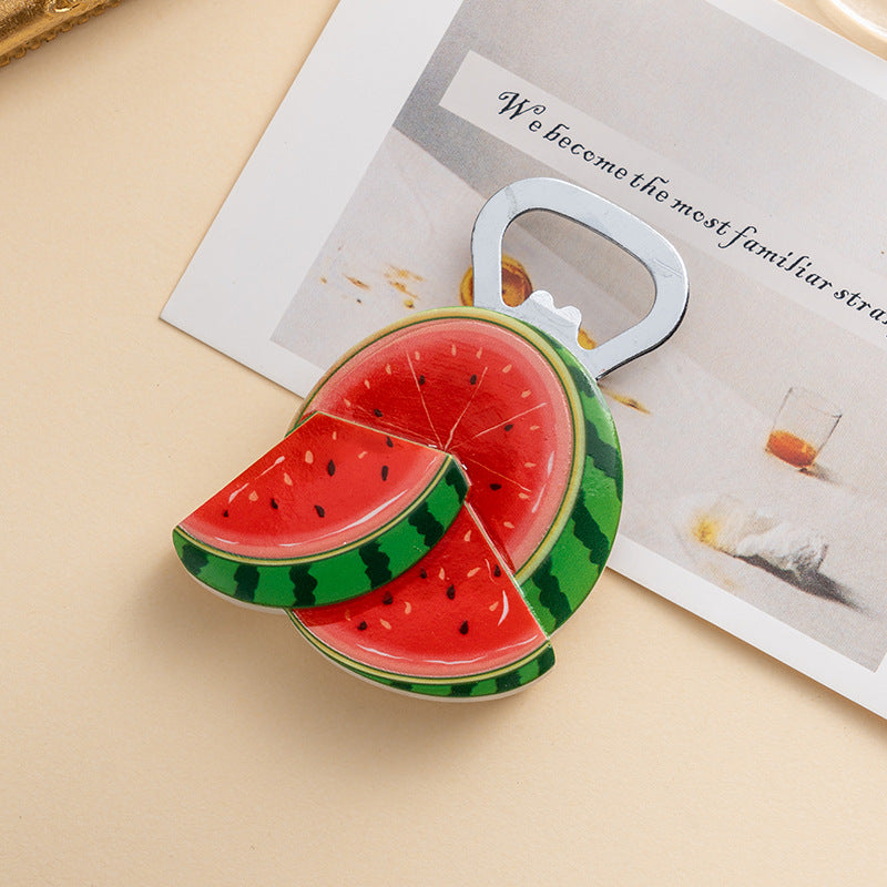 Creative Magnetic Bottle Opener | Cute Mango Design | Fridge Magnet Home Decor | Perfect Gift
