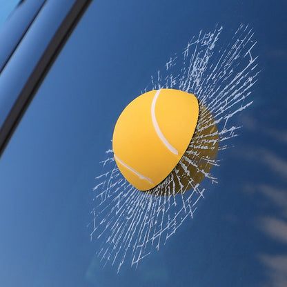 3D Car Window Decal – Funny Pokeball Sticker for Car Glass | Creative Decoration for Auto Lovers