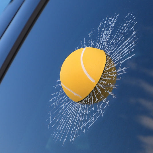 3D Car Window Decal – Funny Pokeball Sticker for Car Glass | Creative Decoration for Auto Lovers