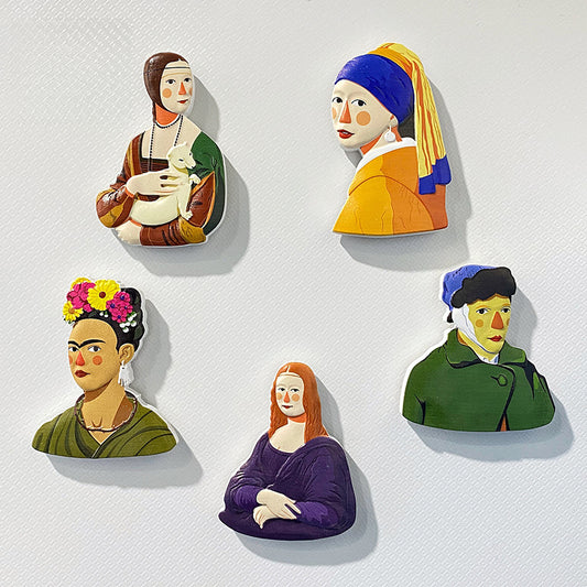 3D Resin Funny Character Magnetic Fridge Stickers | Cute Cartoon Home Decor to Brighten Your Day
