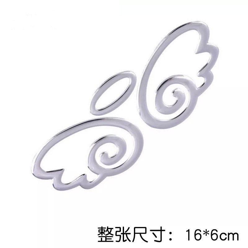3D Car Sticker Decals – Crab, Paw Print, Devil Wings, Gecko Design | Creative Auto Decoration, Unique Cool Style