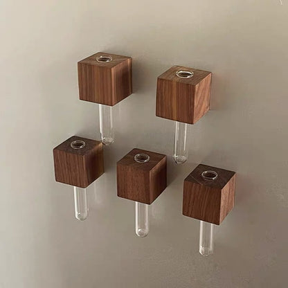 Magnetic 3D Flower Vase Fridge Sticker | Test Tube Planter | Aesthetic Home Decor