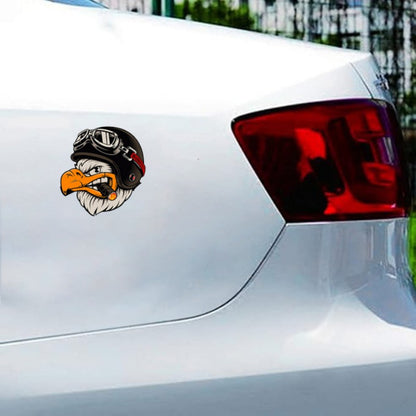 Eagle Smoking Car Sticker – Scratch Cover & Cool Custom Decal for Cars & E-Bikes, Street Style Must-Have