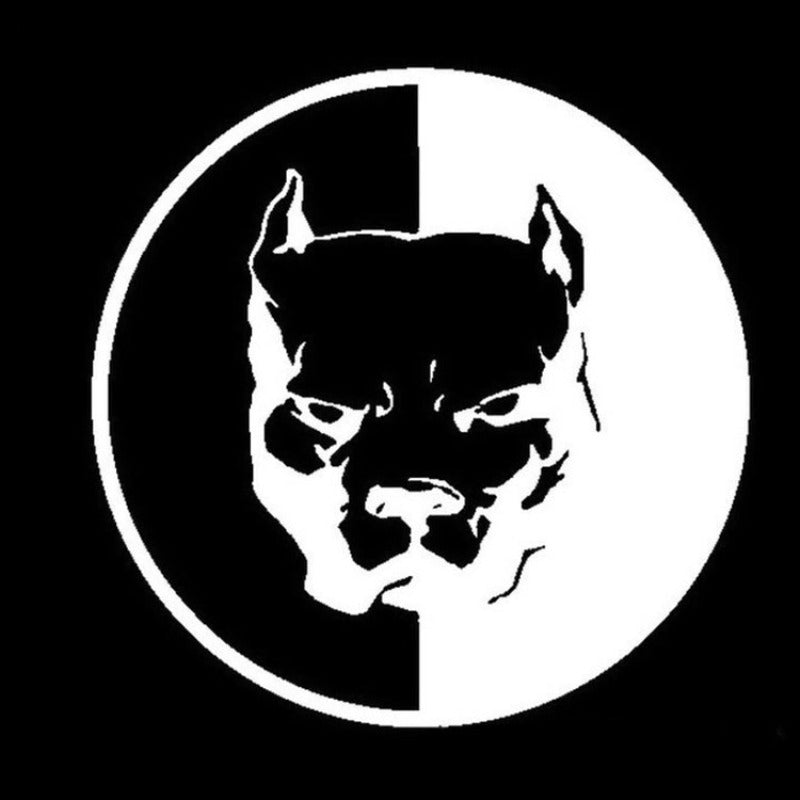 Pitbull Car Sticker Reflective Waterproof Decal Super Hero Dog Creative Auto Decoration Cute Pet Guardian