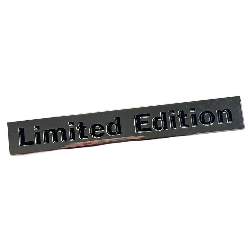 Limited Edition Car Badge for Audi A4L A6L Q5 | 3D Metal Trunk Emblem Sticker | Luxury Car Exterior Upgrade