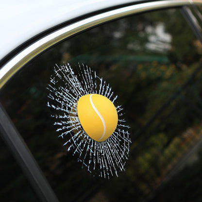 3D Car Window Decal – Funny Pokeball Sticker for Car Glass | Creative Decoration for Auto Lovers