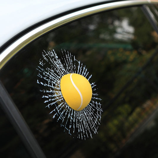 3D Car Window Decal – Funny Pokeball Sticker for Car Glass | Creative Decoration for Auto Lovers