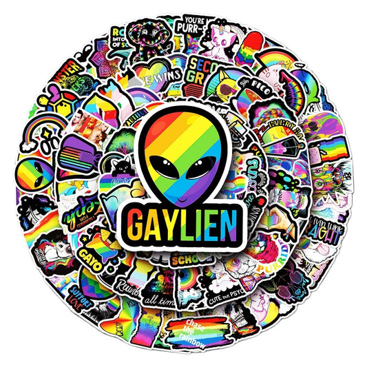 100PCS Colorful Graffiti Stickers Pack – Waterproof & Durable, Perfect for Luggage, Laptop, Phone, Car – Trendy Aesthetic Must-Have