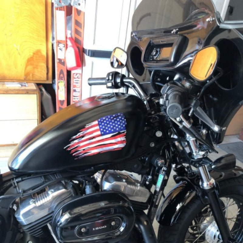 USA Flag Car Mirror Stickers – Waterproof Patriotic Decals for Rearview Mirrors | Celebrate Independence Day in Style