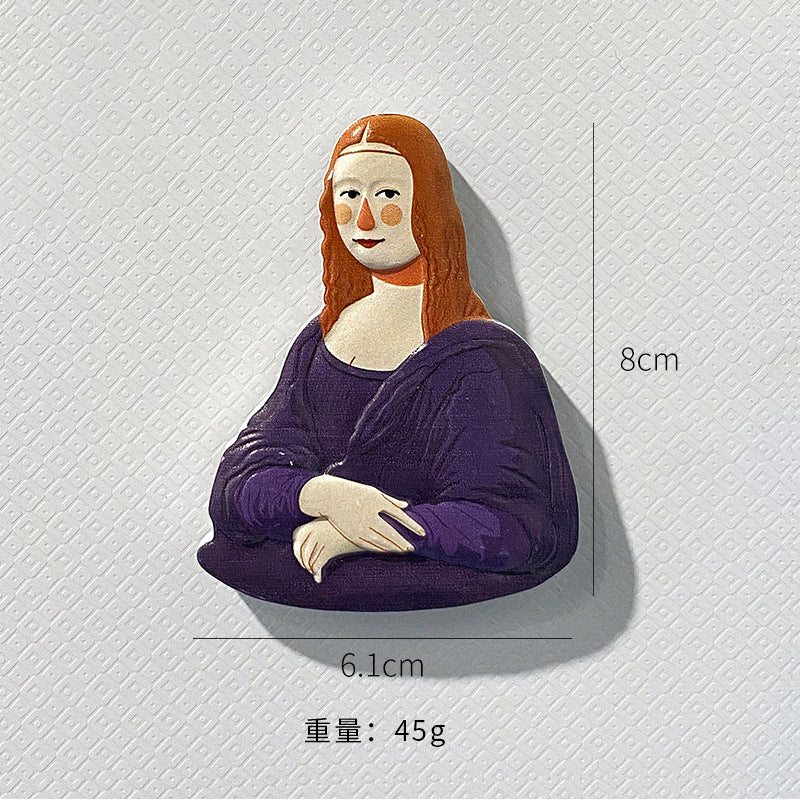 3D Resin Funny Character Magnetic Fridge Stickers | Cute Cartoon Home Decor to Brighten Your Day