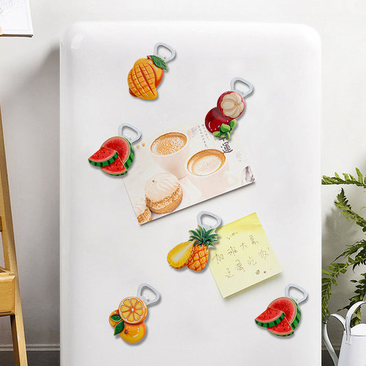 Creative Magnetic Bottle Opener | Cute Mango Design | Fridge Magnet Home Decor | Perfect Gift
