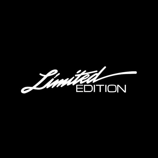 Car Decal Sticker – Reflective Holographic "LIMITED EDITION" Text | Night Visibility | Cool & Bold Styling