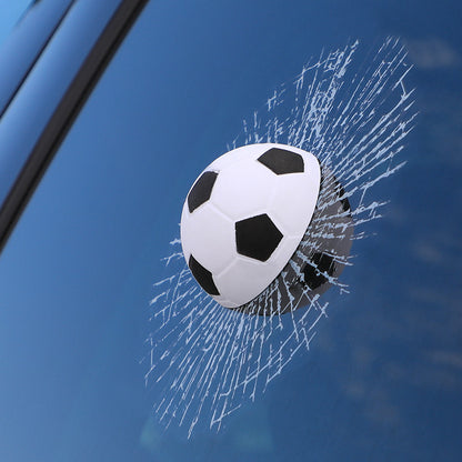 3D Car Window Decal – Funny Pokeball Sticker for Car Glass | Creative Decoration for Auto Lovers