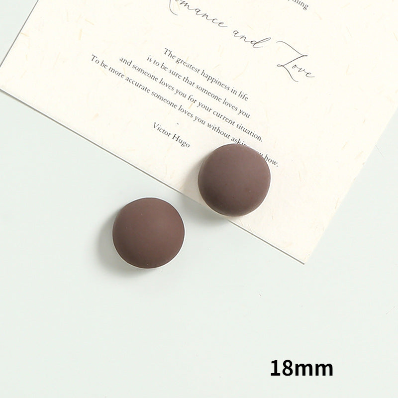 Macaron Magnetic Fridge Magnets – Strong Resin Half-Dome for Photo Display | Aesthetic Pastel Decor for Cozy Home Vibes