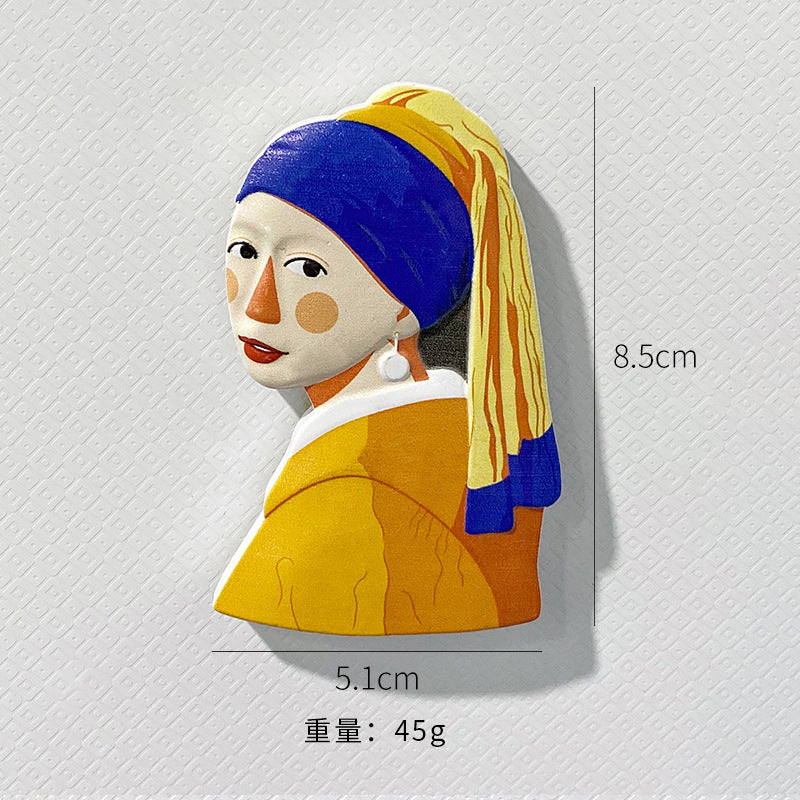 3D Resin Funny Character Magnetic Fridge Stickers | Cute Cartoon Home Decor to Brighten Your Day