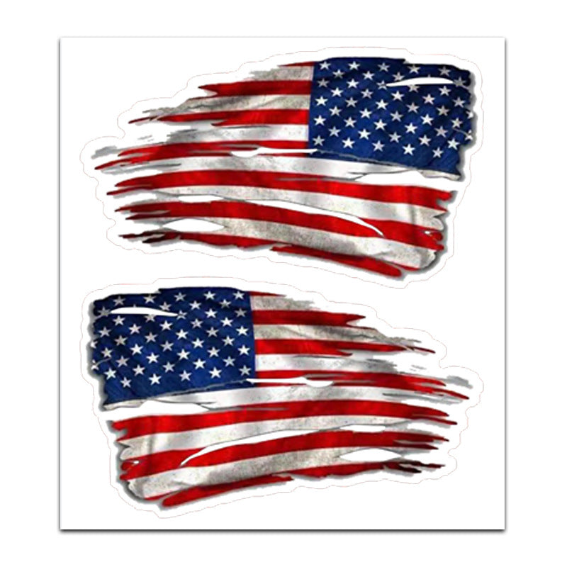 USA Flag Car Mirror Stickers – Waterproof Patriotic Decals for Rearview Mirrors | Celebrate Independence Day in Style