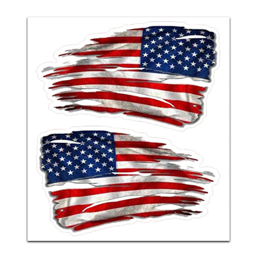 USA Flag Car Mirror Stickers – Waterproof Patriotic Decals for Rearview Mirrors | Celebrate Independence Day in Style