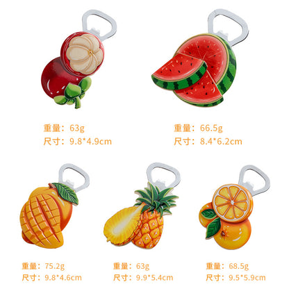 Creative Magnetic Bottle Opener | Cute Mango Design | Fridge Magnet Home Decor | Perfect Gift
