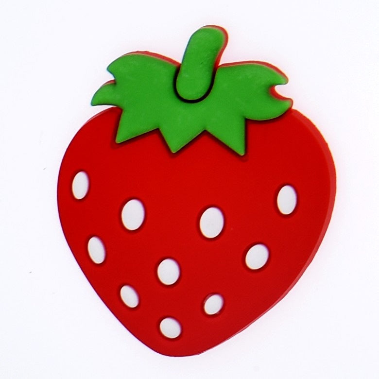 Cute Fruit Cartoon Fridge Magnets – PVC Soft Rubber Educational Magnetic Stickers for Kids