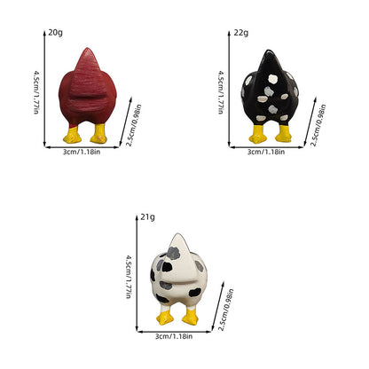 Cartoon Chicken Butt Magnetic Fridge Sticker｜3D Creative Home Decor｜Cute Kitchen Memo Magnet
