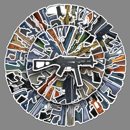 Military Graffiti Stickers Pack (50pcs) – Waterproof DIY Decals for Skateboards, Water Bottles & Luggage – Bold & Stylish!