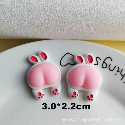 Cute Animal Butt Fridge Magnet – Resin Cartoon Decor for Kitchen & Photo Wall