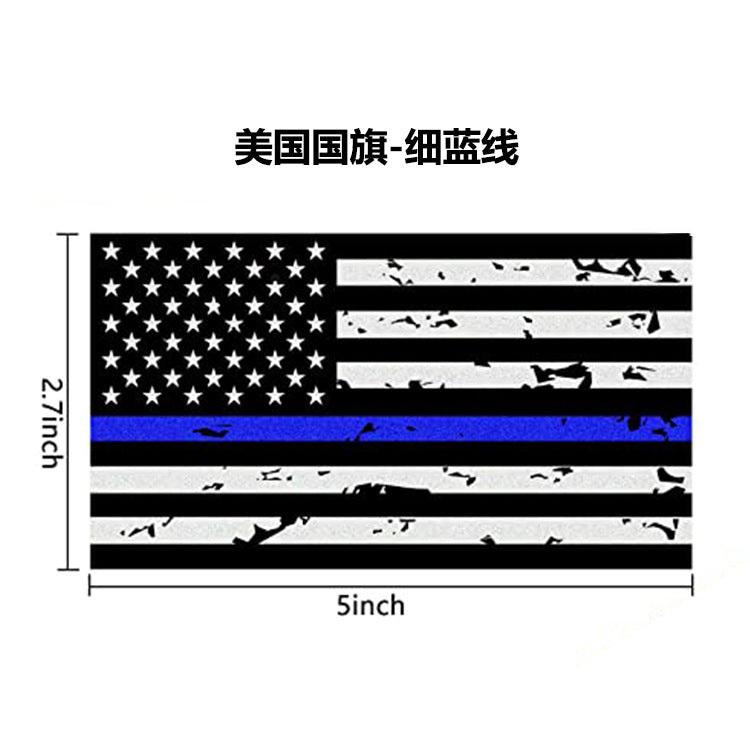 Car Flag Stickers – USA National Flag Decals for Cars, Laptops & Buses | Durable Waterproof Patriotic Decoration