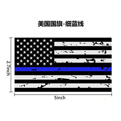 Car Flag Stickers – USA National Flag Decals for Cars, Laptops & Buses | Durable Waterproof Patriotic Decoration