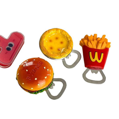 Creative Magnetic 3D Carrot & Corn Bottle Opener | Fridge Magnet Decor | Cute & Functional Kitchen Gadget