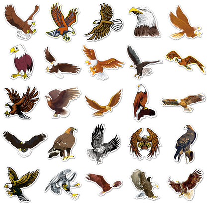 50PCS Eagle Graffiti Stickers | Waterproof & Durable | Perfect for Skateboards, Phone Cases, Luggage | DIY Personalization