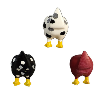 Cartoon Chicken Butt Magnetic Fridge Sticker｜3D Creative Home Decor｜Cute Kitchen Memo Magnet
