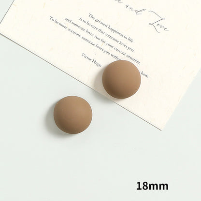 Macaron Magnetic Fridge Magnets – Strong Resin Half-Dome for Photo Display | Aesthetic Pastel Decor for Cozy Home Vibes