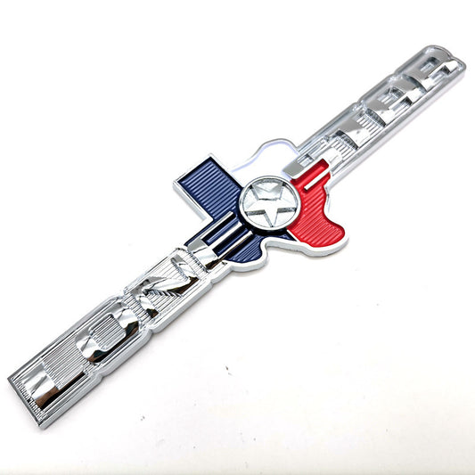 Car Decal LoneStar Texas Emblem | Waterproof & Weatherproof | Unique Side Door Sticker | Show Your Texas Pride