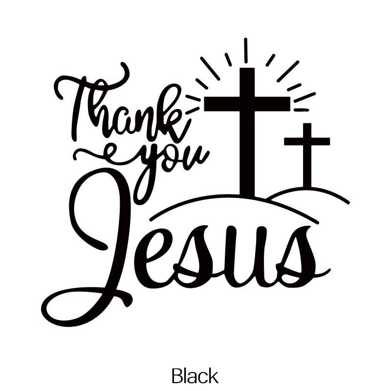 God Car Sticker – Waterproof Reflective Jesus Decal | Faith-Inspired Car Accessory for Unique Style