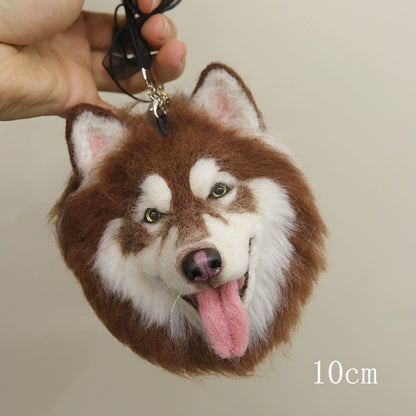 Custom Pet Portrait Keychain｜Handmade Life‑Like Pet Charm｜Unique Memorial Gift for Pet Lovers｜Heartwarming Keepsake