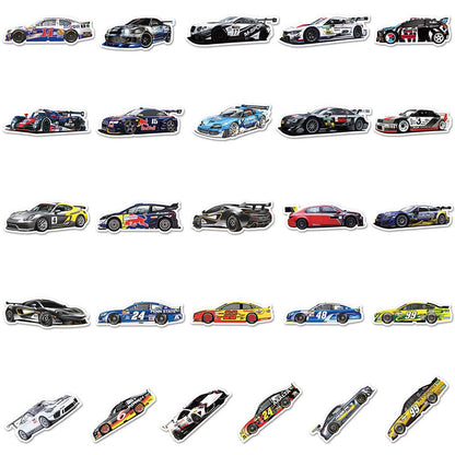 F1 Racing Sticker Pack – 51pcs Graffiti DIY Decals for Laptop, Guitar, Fridge – Must-Have