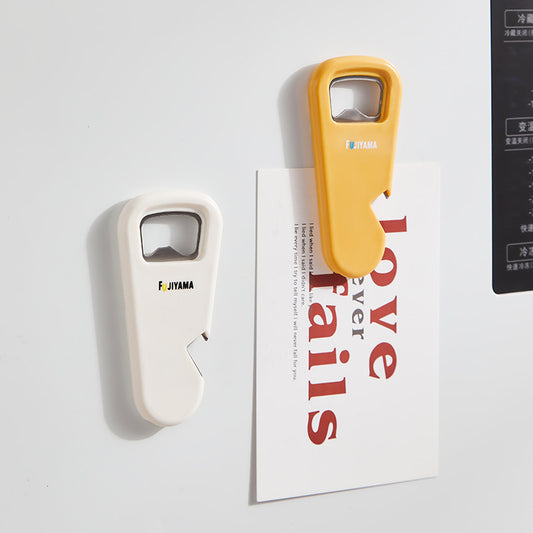 Fridge Magnet Bottle Opener - Multi-functional Magnetic Beer Can Opener for Home, Creative Handy Tool, Stylish & Practical Gadget