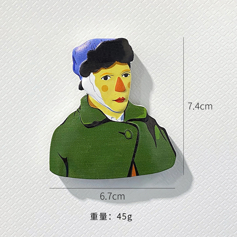 3D Resin Funny Character Magnetic Fridge Stickers | Cute Cartoon Home Decor to Brighten Your Day