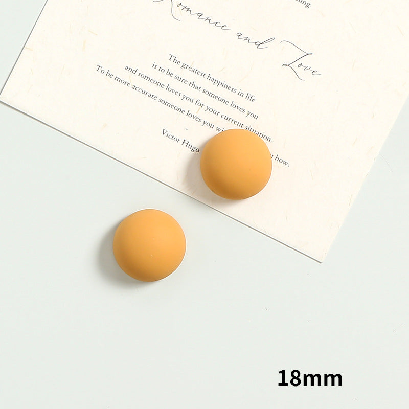 Macaron Magnetic Fridge Magnets – Strong Resin Half-Dome for Photo Display | Aesthetic Pastel Decor for Cozy Home Vibes