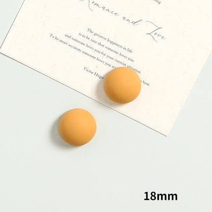 Macaron Magnetic Fridge Magnets – Strong Resin Half-Dome for Photo Display | Aesthetic Pastel Decor for Cozy Home Vibes