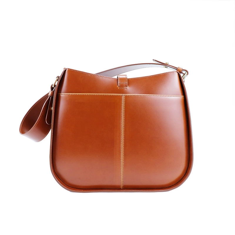 Genuine Leather Saddle Bag – Handmade Vintage Crossbody for Women, Luxury Gift-Ready