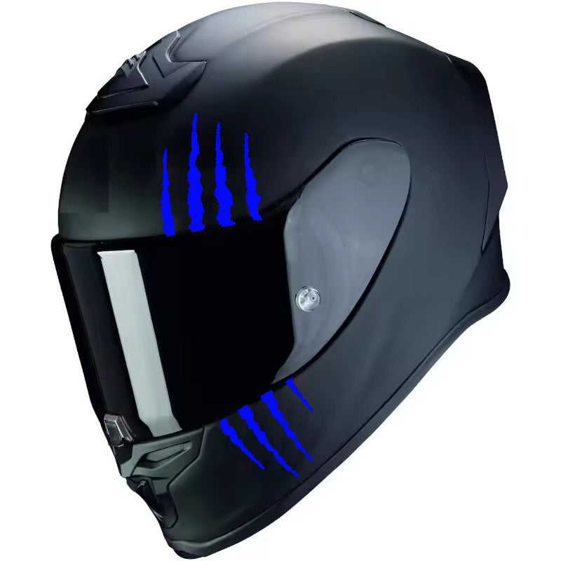 Motorcycle Decal – Monster Claw Helmet & Body Sticker, Waterproof & Durable, Eye-Catching Custom Look