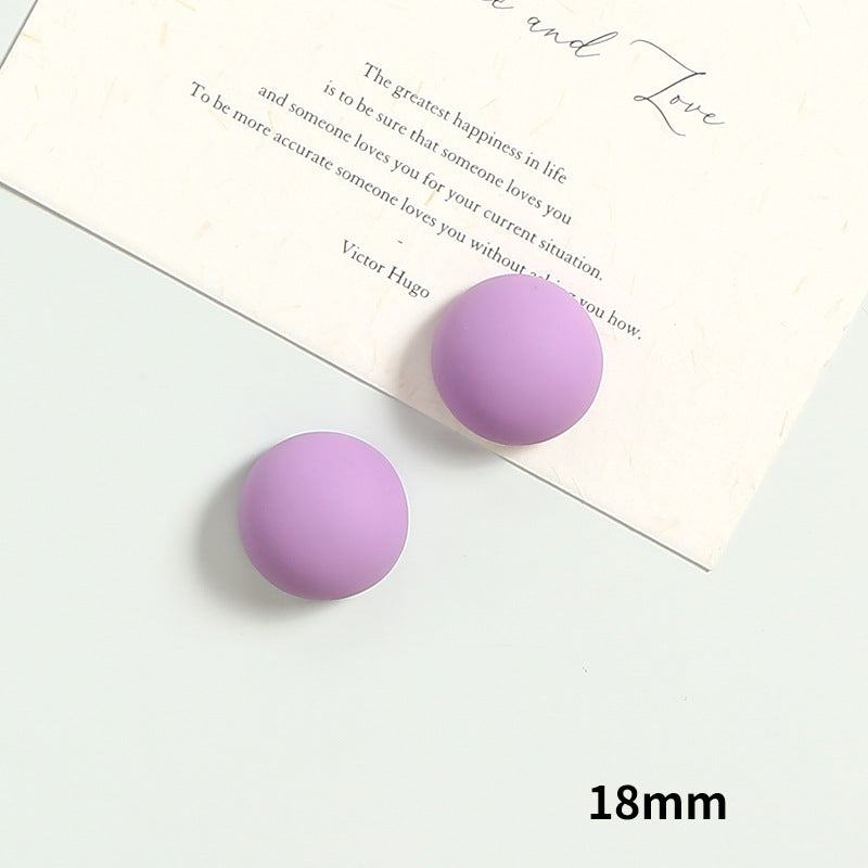 Macaron Magnetic Fridge Magnets – Strong Resin Half-Dome for Photo Display | Aesthetic Pastel Decor for Cozy Home Vibes