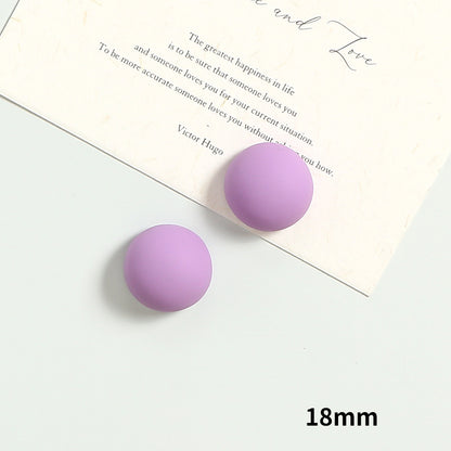 Macaron Magnetic Fridge Magnets – Strong Resin Half-Dome for Photo Display | Aesthetic Pastel Decor for Cozy Home Vibes