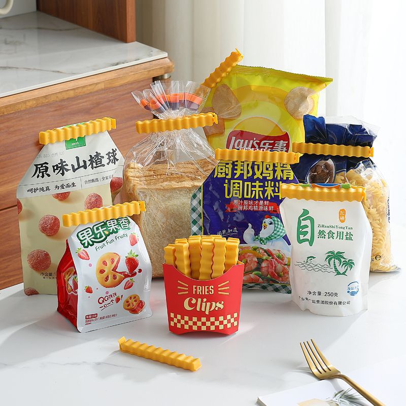 Magnetic Seal Clips | Creative Fridge Magnets | Multi-purpose Snack Bag Clips | Moisture-proof & Fresh-keeping